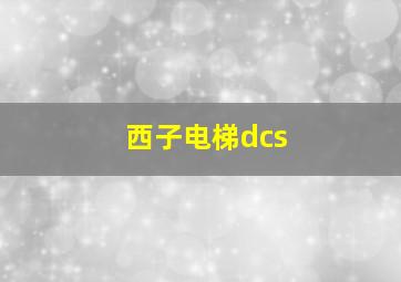 西子电梯dcs