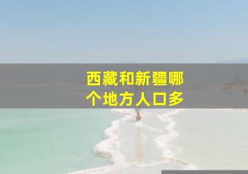 西藏和新疆哪个地方人口多