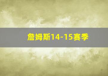 詹姆斯14-15赛季