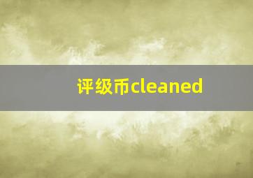 评级币cleaned