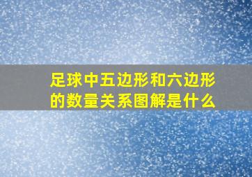 足球中五边形和六边形的数量关系图解是什么