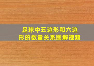 足球中五边形和六边形的数量关系图解视频