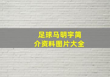 足球马明宇简介资料图片大全