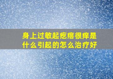 身上过敏起疙瘩很痒是什么引起的怎么治疗好