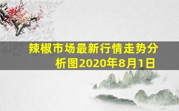 辣椒市场最新行情走势分析图2020年8月1日