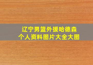 辽宁男篮外援哈德森个人资料图片大全大图