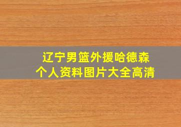 辽宁男篮外援哈德森个人资料图片大全高清