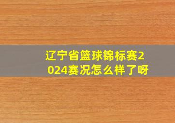 辽宁省篮球锦标赛2024赛况怎么样了呀