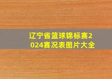 辽宁省篮球锦标赛2024赛况表图片大全