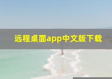 远程桌面app中文版下载