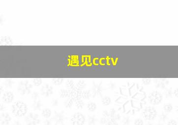 遇见cctv