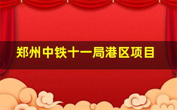 郑州中铁十一局港区项目