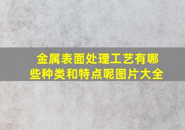 金属表面处理工艺有哪些种类和特点呢图片大全