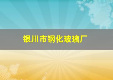 银川市钢化玻璃厂