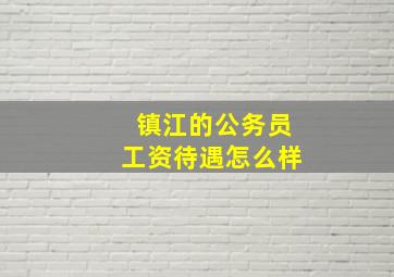 镇江的公务员工资待遇怎么样