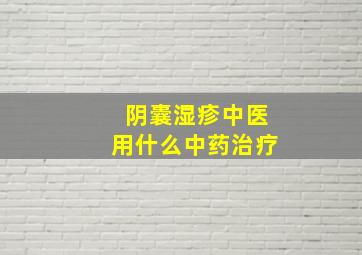 阴囊湿疹中医用什么中药治疗