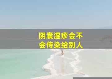 阴囊湿疹会不会传染给别人