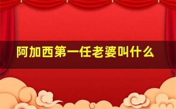 阿加西第一任老婆叫什么