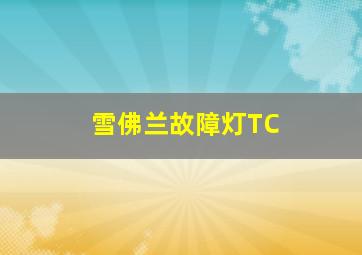 雪佛兰故障灯TC