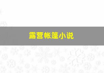 露营帐篷小说