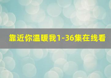 靠近你温暖我1-36集在线看