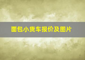 面包小货车报价及图片