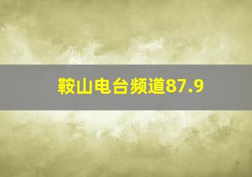 鞍山电台频道87.9