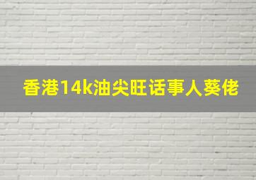 香港14k油尖旺话事人葵佬