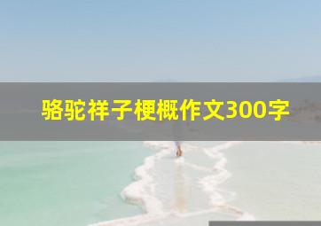 骆驼祥子梗概作文300字