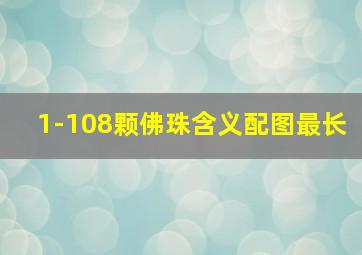 1-108颗佛珠含义配图最长