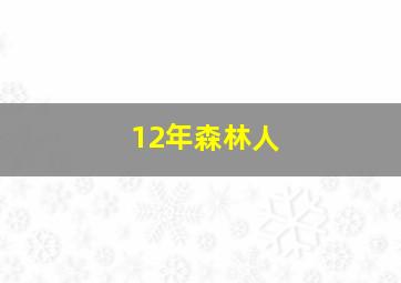 12年森林人