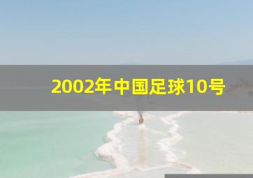 2002年中国足球10号