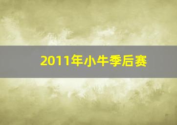 2011年小牛季后赛