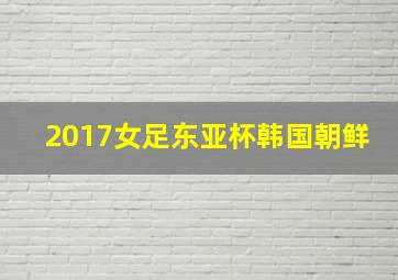 2017女足东亚杯韩国朝鲜