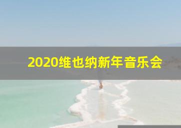 2020维也纳新年音乐会