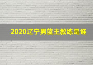 2020辽宁男篮主教练是谁