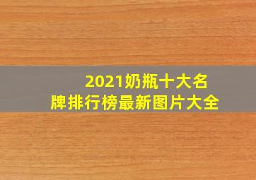 2021奶瓶十大名牌排行榜最新图片大全