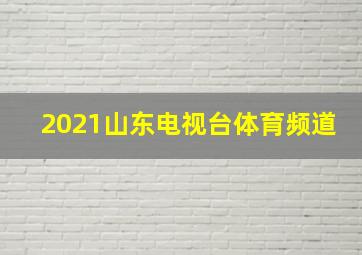 2021山东电视台体育频道