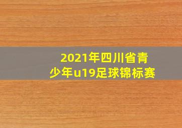 2021年四川省青少年u19足球锦标赛