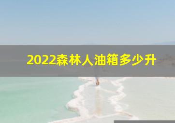 2022森林人油箱多少升