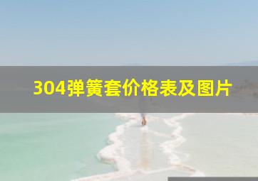 304弹簧套价格表及图片