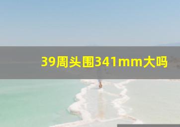 39周头围341mm大吗