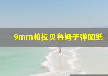 9mm帕拉贝鲁姆子弹图纸