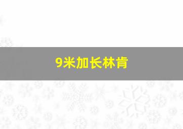 9米加长林肯