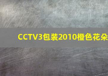 CCTV3包装2010橙色花朵