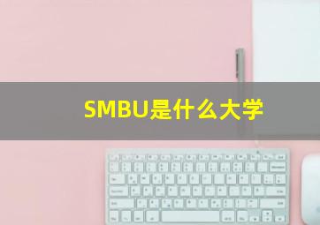 SMBU是什么大学