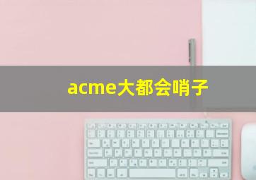 acme大都会哨子