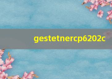 gestetnercp6202c