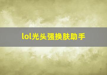 lol光头强换肤助手