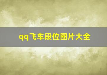 qq飞车段位图片大全